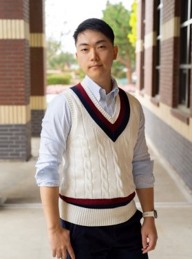 smiling Asian young man